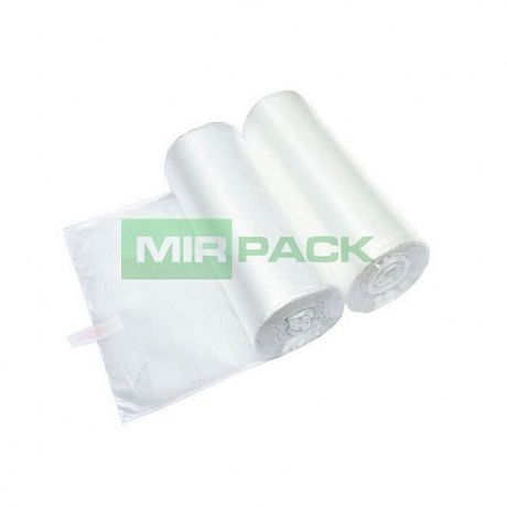 Мешки для мусора 5 литров, 100 шт, ПСД, белые, 18 мкм - Вид 1